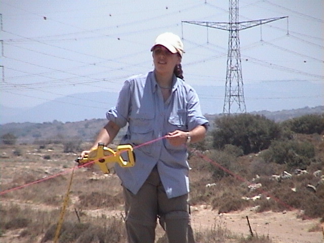 Jessie Pincus at Tell es-Safi GPR Study