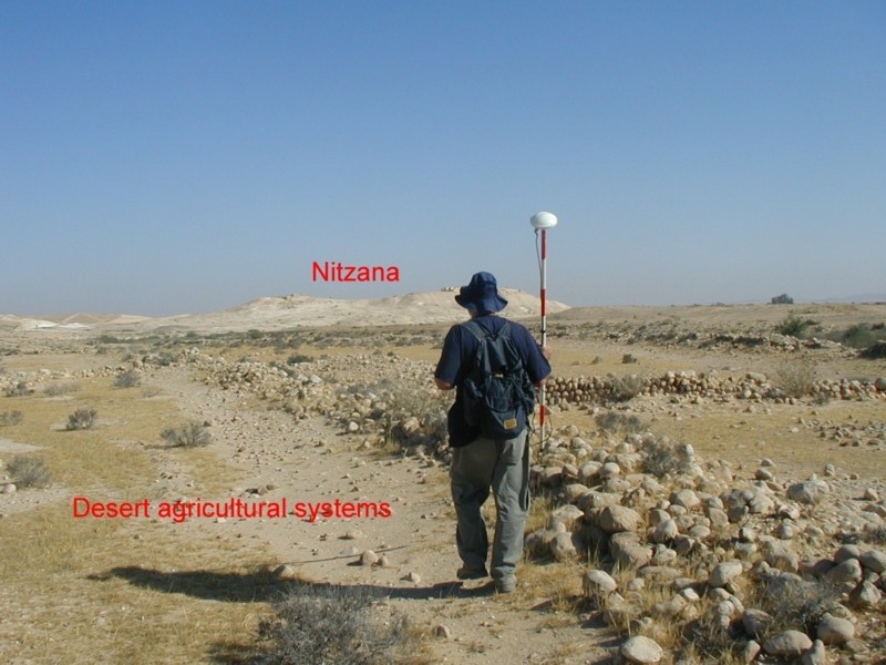 Dr. Moti Haiman Surveying the Negev