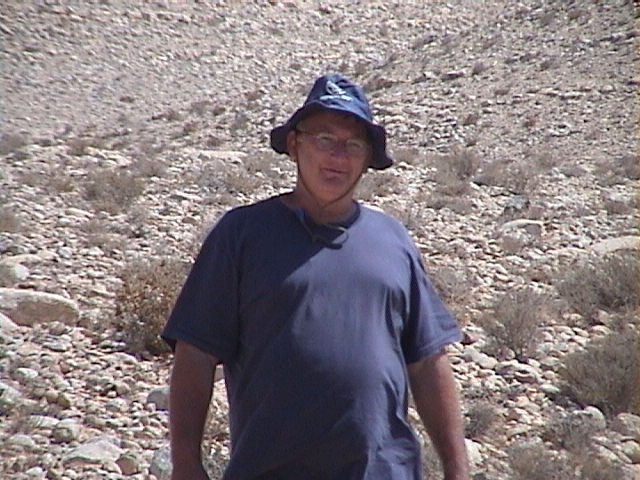 Dr. Moti Haiman at Avdat in the Negev