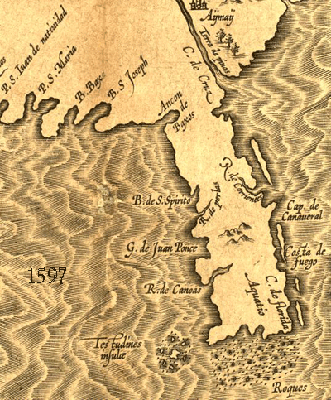 Historic florida map