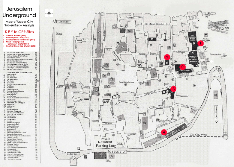 Mapping Underground Jerusalem with GPR and GIS