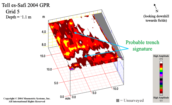 Tell es-Safi GPR Grid 5