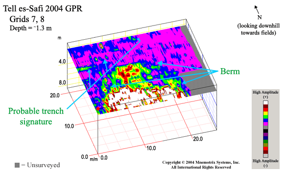 Tell es-Safi GPR Grids 7, 8