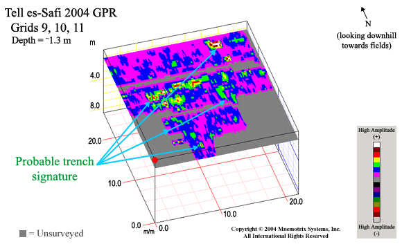 Tell es-Safi GPR Grids 9, 10, 11