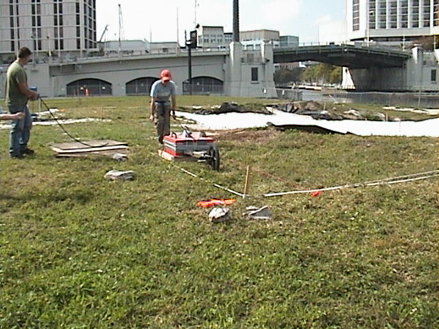 GSSI 200 MHz Antenna for GeoArchaeological Subsurface Analysis