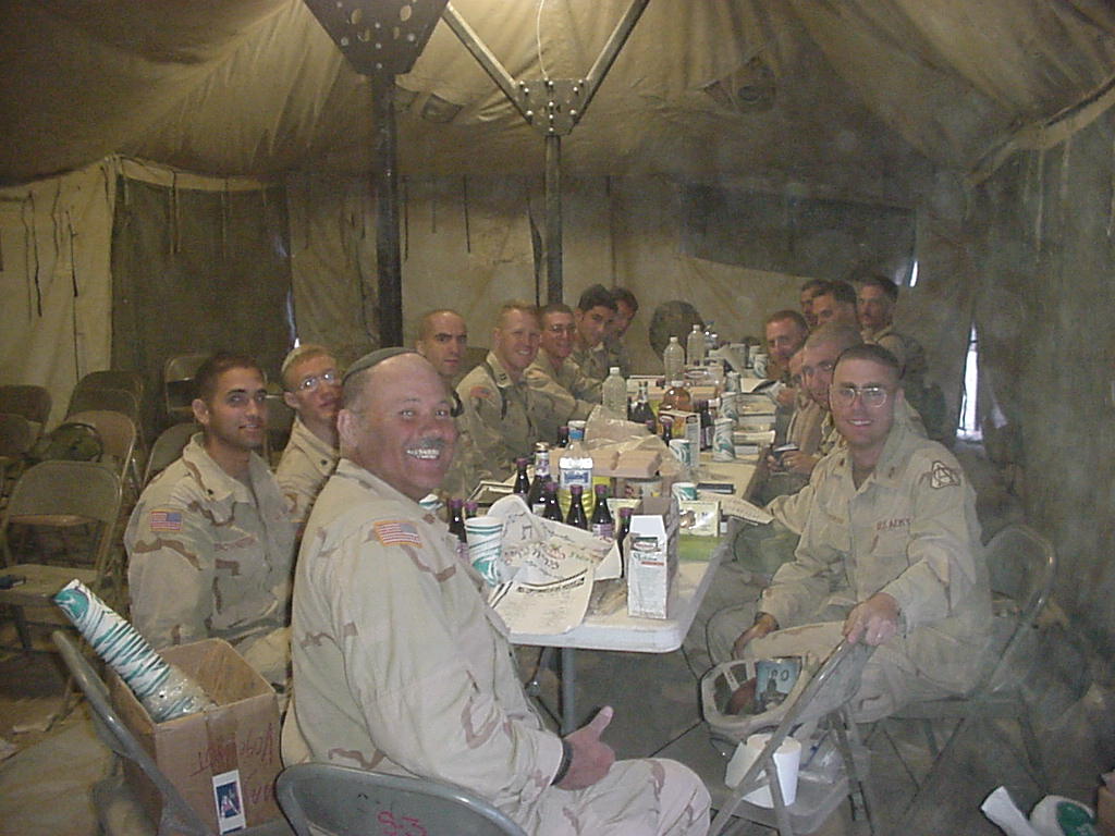 Seder in Iraq 2003